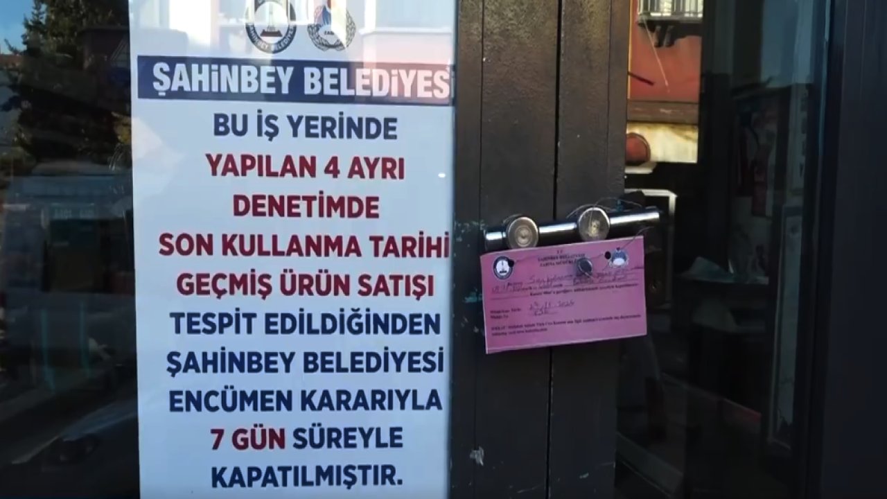 FLAŞ... FLAŞ... Gaziantep'te zincir market şubesine 7 gün kapatma cezası