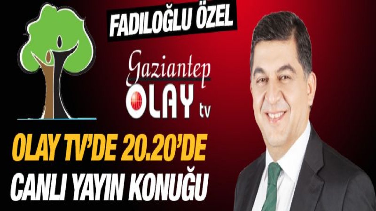 Rıdvan Fadıloğlu OLAY TV Canlı yayın konuğu