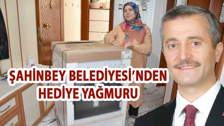 Mehmet Tahmazoğlu Şahinbey'de Yüzleri Güldürdü: Hediye yağmuru sürüyor