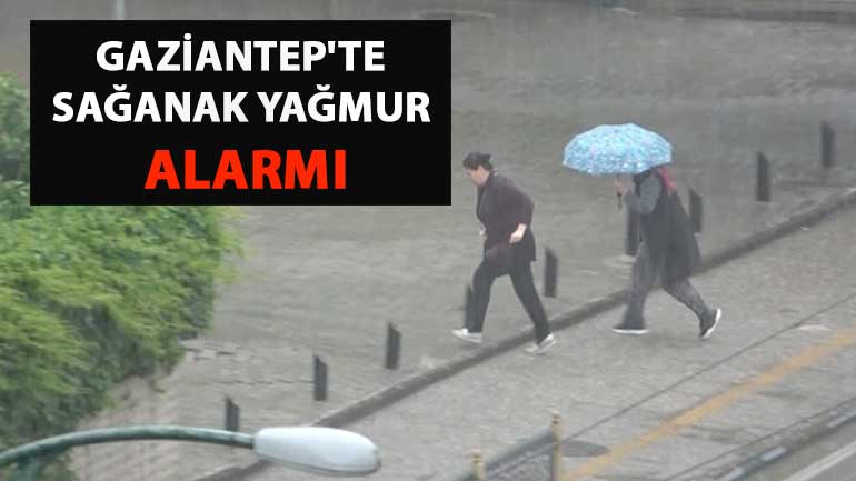 Gaziantep'te Sağanak Yağmur Alarmı: Polis Kavşaklarda Tedbirde...