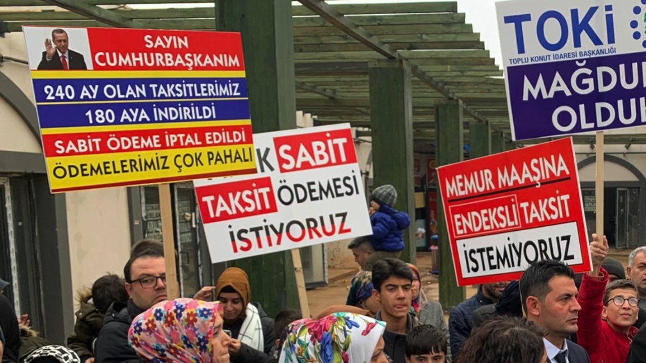 Gaziantep'te 'TOKİ'de İsyan!