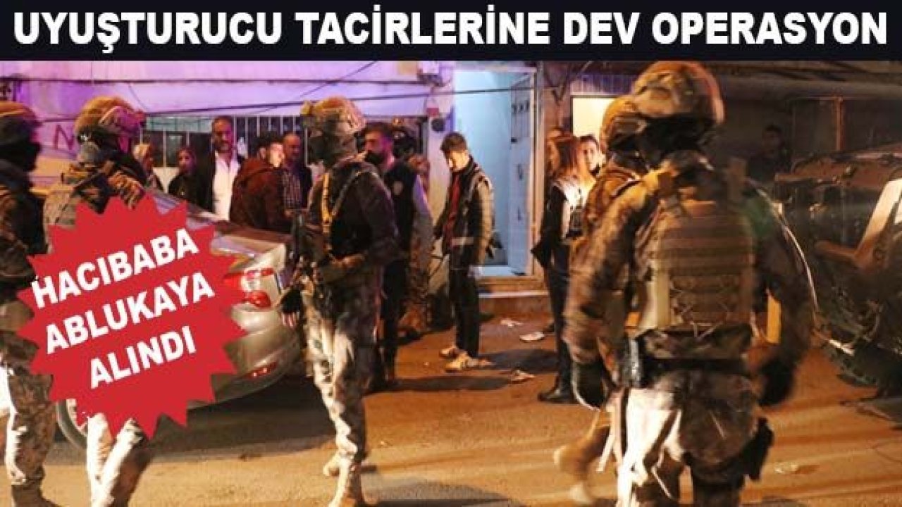 Gaziantep'te Emniyetten 850 Kişiyle Uyuşturucu Operasyonu