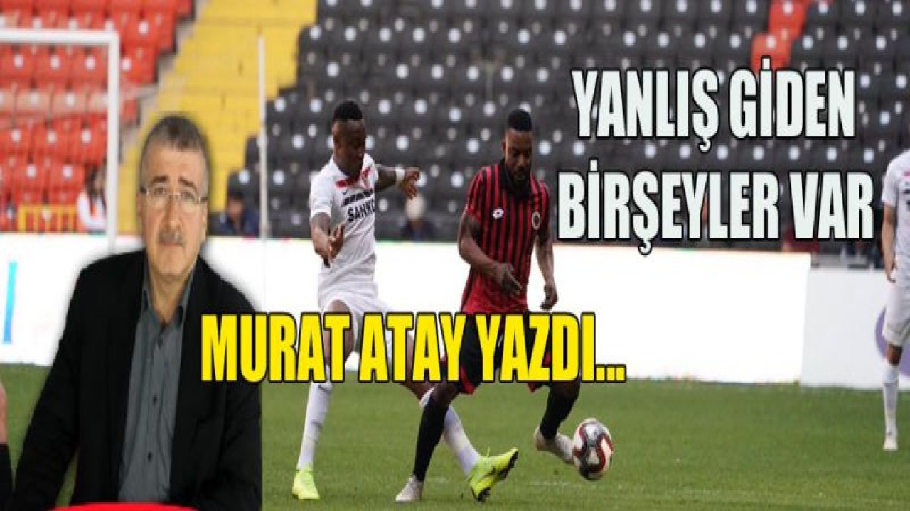 YANLIŞ GİDEN BİRŞEYLER VAR'¦