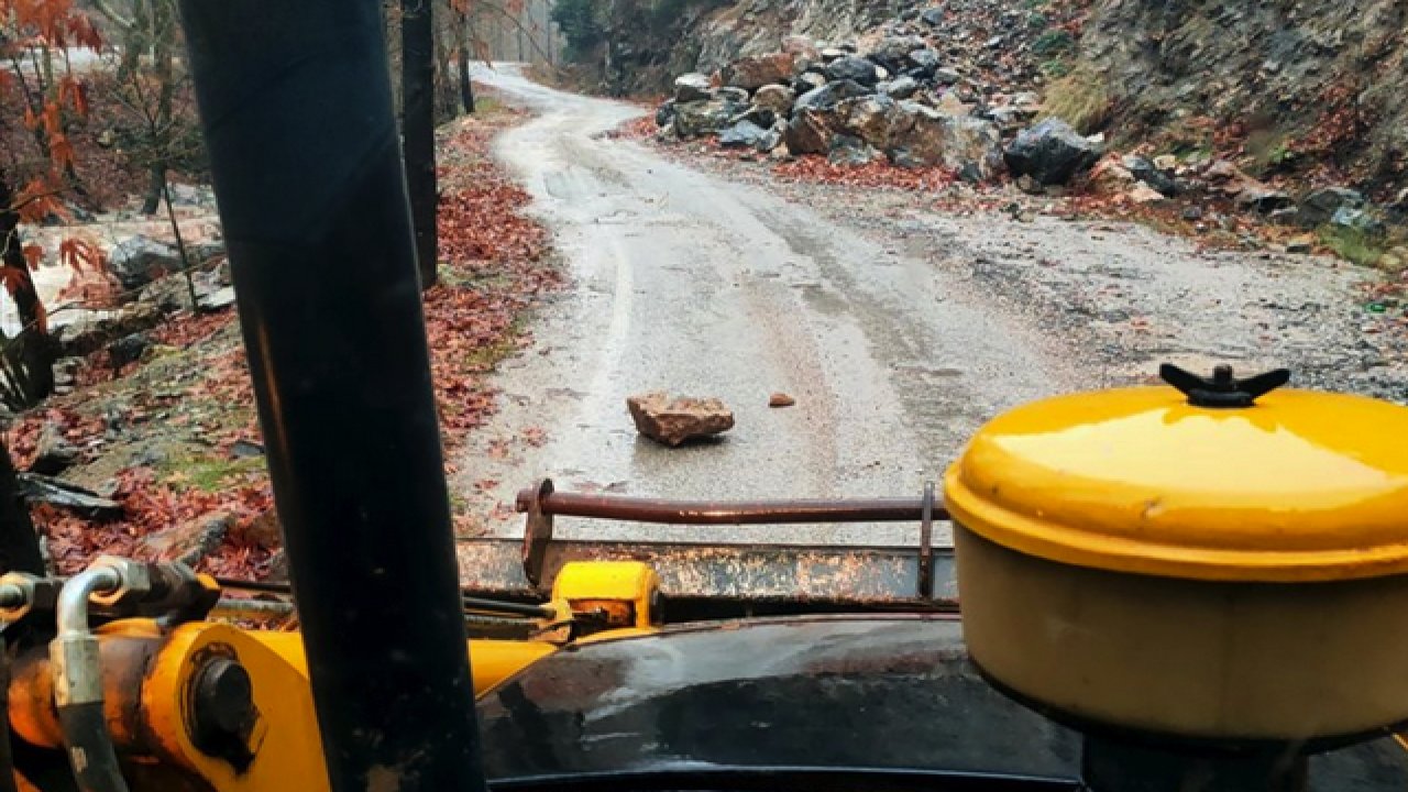 Gaziantep'te Heyelandan Kapanan Yol Açıldı