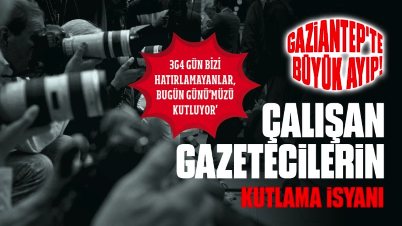 Gaziantep'te Komedi! Utanmıyorlar...