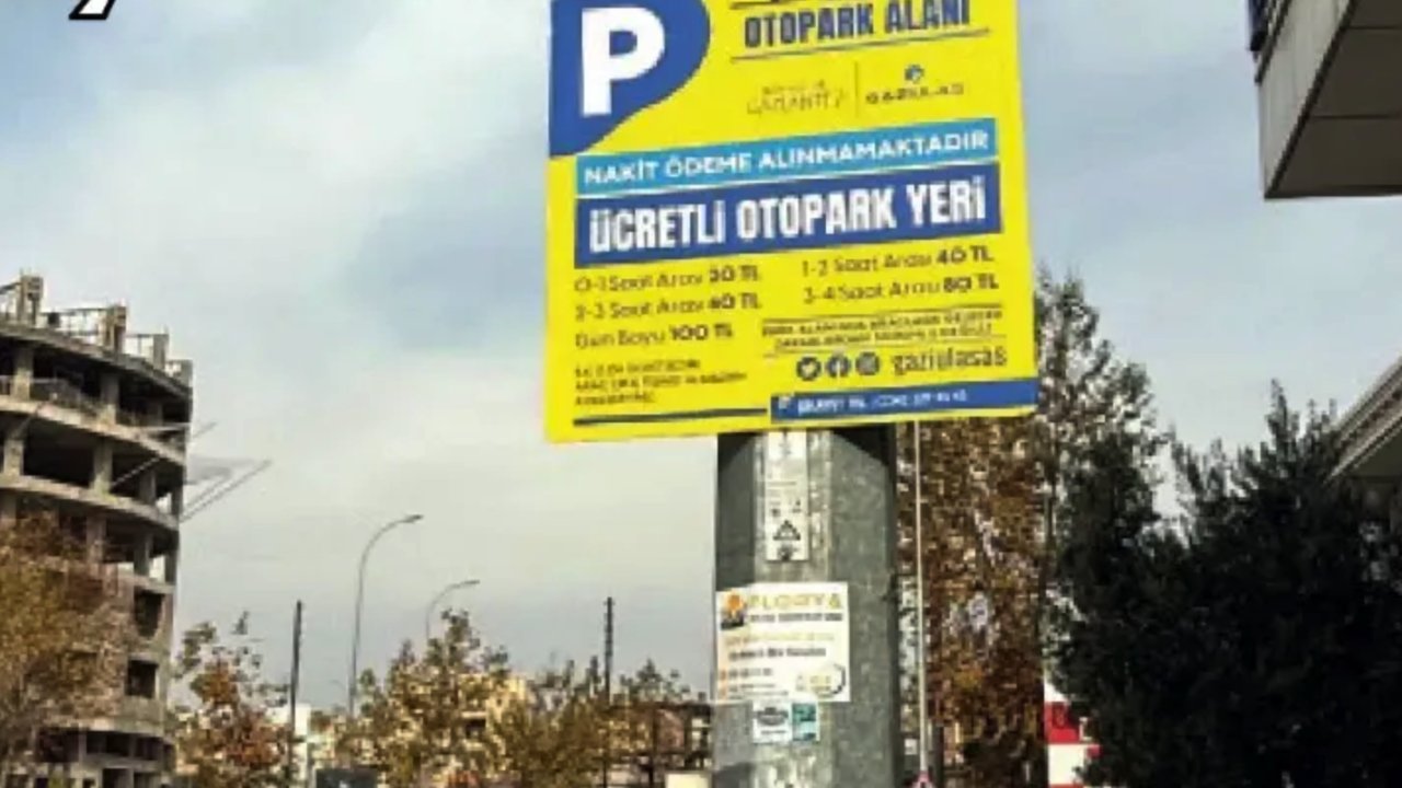 Gaziantep'te böyle zam görülmedi! Arabanızı Parkomatlara Parketmeyin Dedirten Zamlar...