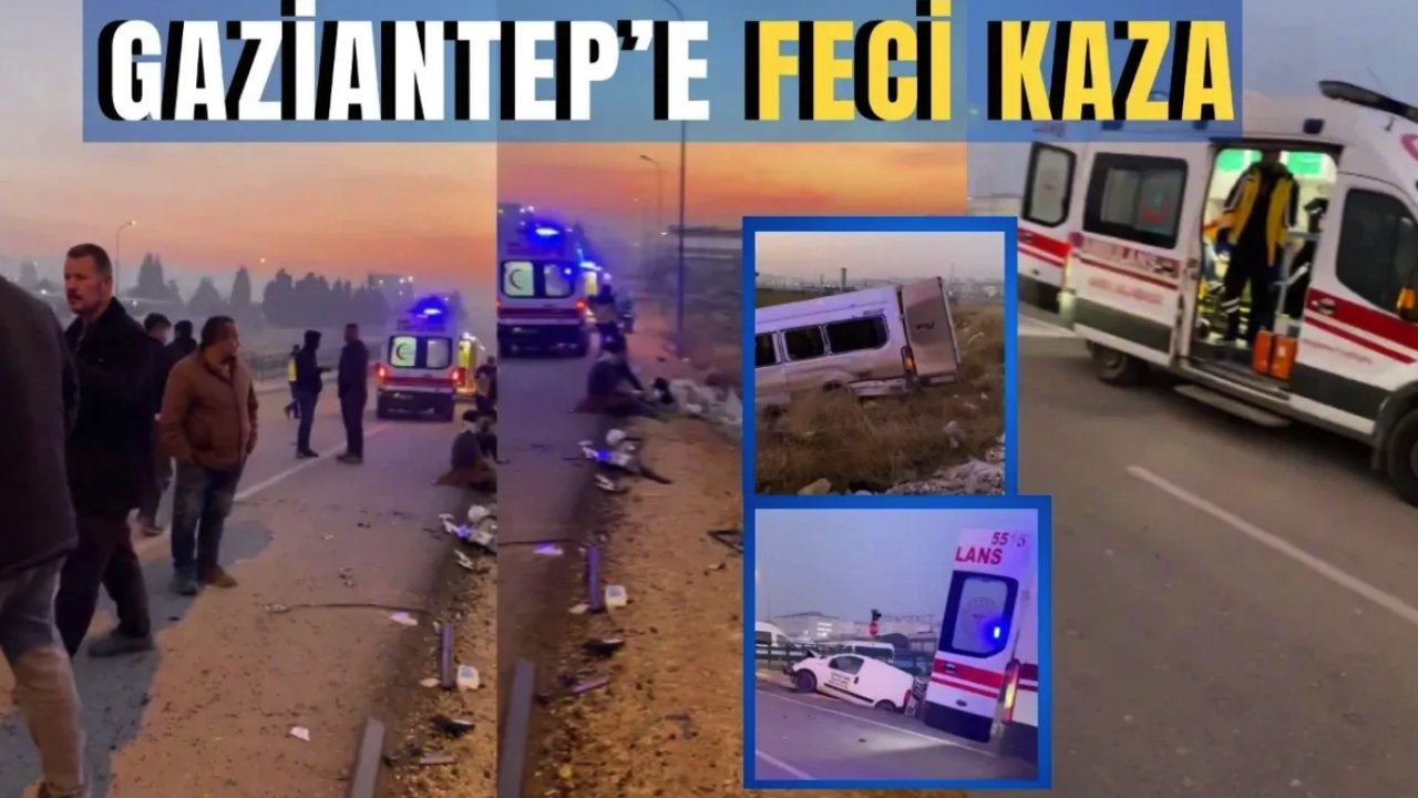 Gaziantep yine kötü haberle uyandı! Yine Aynı Yol Yine Kaza...