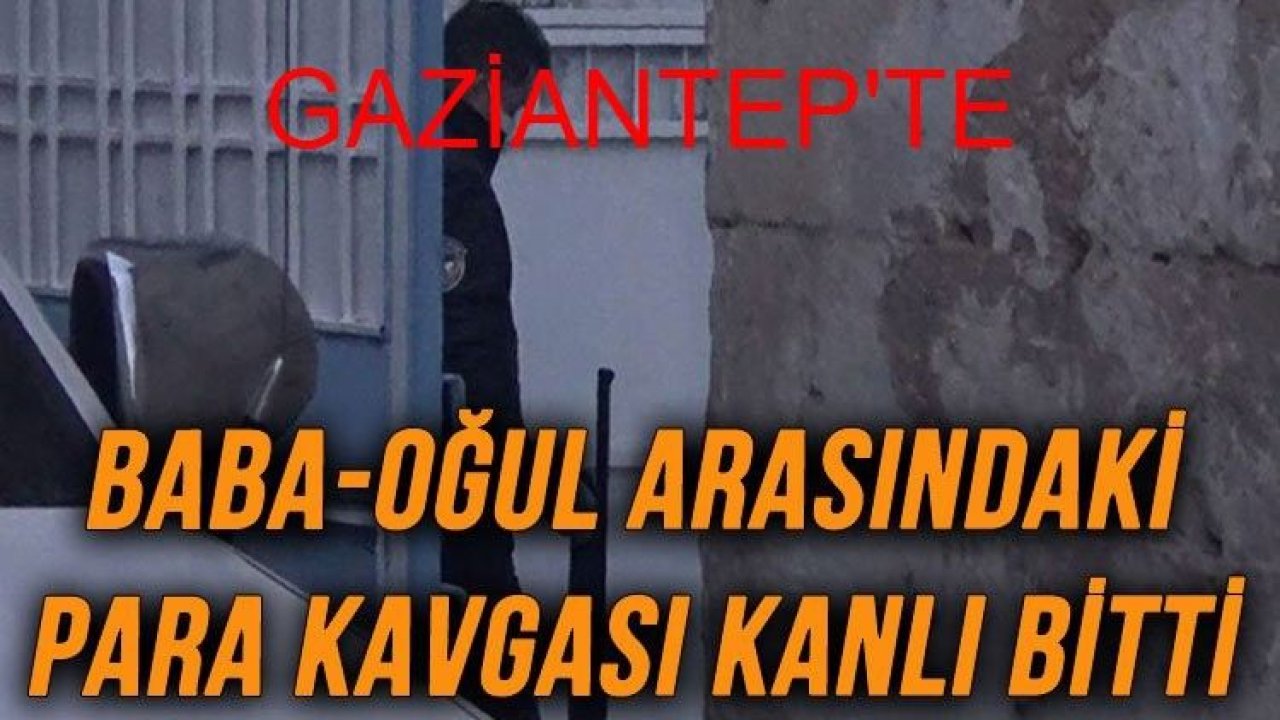 Baba-oğul arasındaki para isteme tartışması kanlı bitti