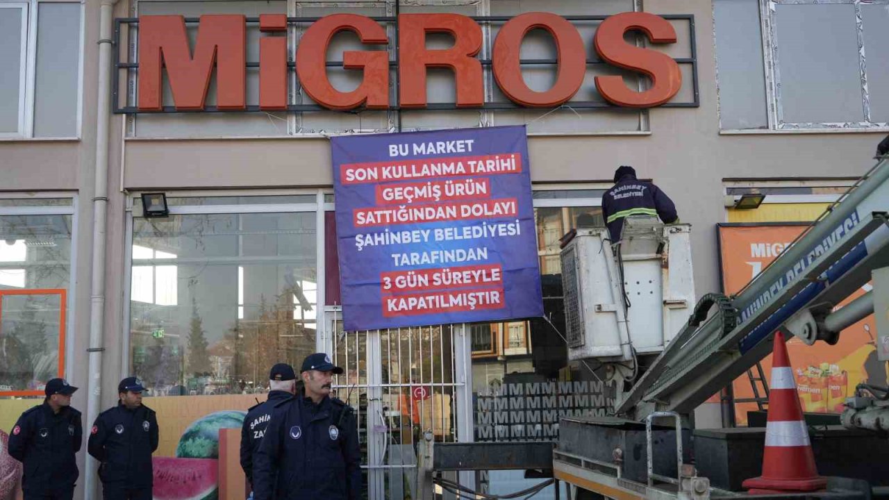 Gaziantep'te Migros Market 3 Gün Kapatıldı