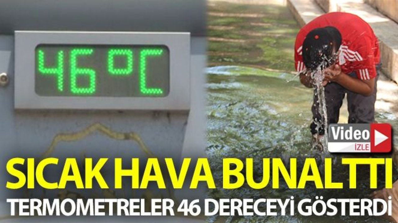 Son Dakika...Sıcak hava bunalttı