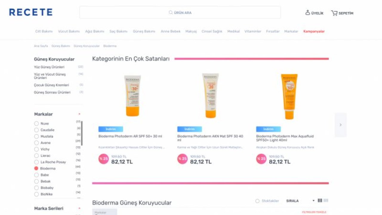 Zararlı Işınlara Karşı Bioderma Güneş Kremi