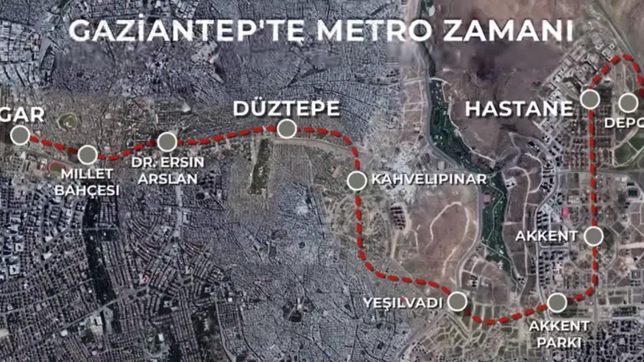 Gaziantep metrosu 2 yıl içinde tamamlanacak! Gaziantepliler yıllardır bu haberi bekliyordu!