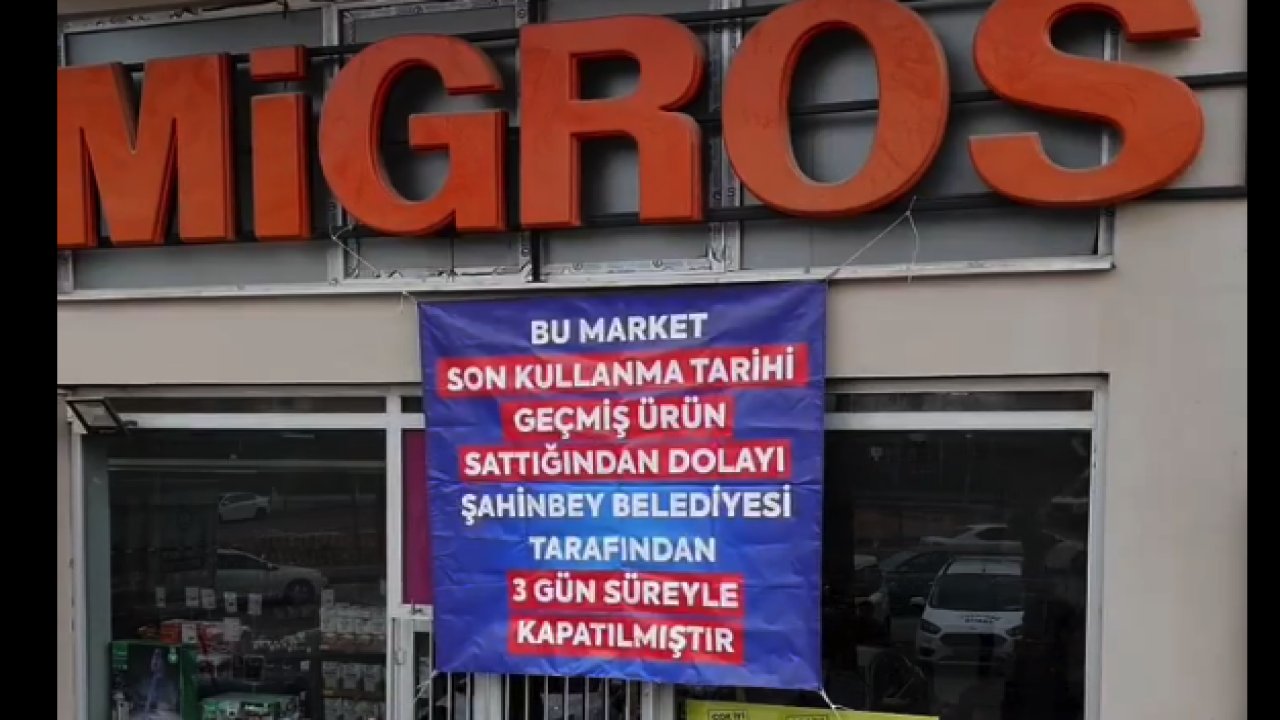 Şahinbey Mahkeme Kararıyla Migros Marketi Tekrar Kapattı