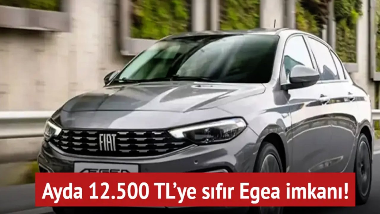 Fiat'tan Sıfır Faiz Bombası: 2025 Egea Sedan Satışları Başladı!