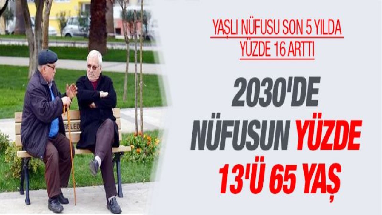 Türkiye'nin Yaşlı Nüfusu Son 5 Yılda Yüzde 16 Arttı: 2030'de Nüfusun Yüzde 13'ü 65 Yaş Üstü Olacak