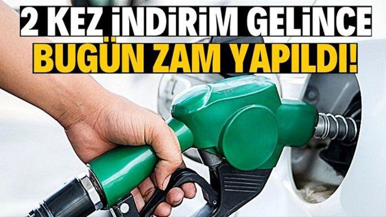 Benzine 34 Kuruşluk İndirim Geldi..! Bakın Ardından Neye Zam Geldi?