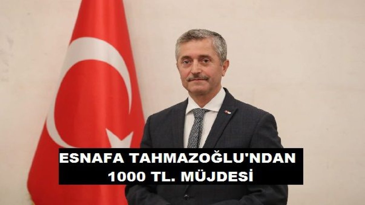 Tahmazoğlu esnafa destek verecek.. İşte ayrıntılar #EvdeHayatVar