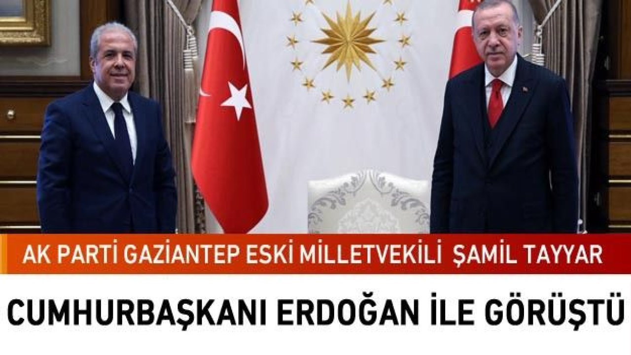 Şamil Tayyar Cumhurbaşkanı Erdoğan ile görüştü