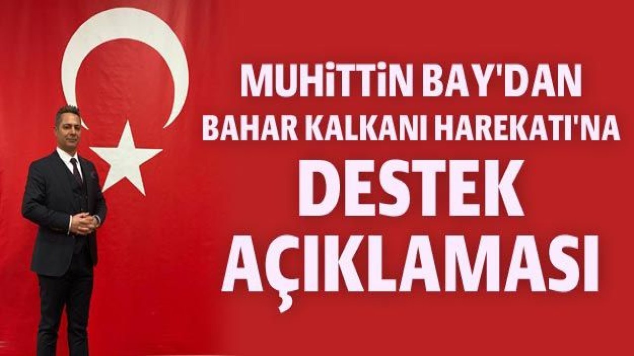 Muhittin Bay'dan Bahar Kalkanı Harekatı'na destek açıklaması