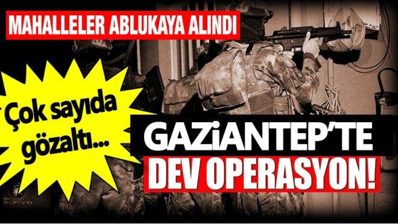 Gaziantep'te uyuşturucu operasyonu