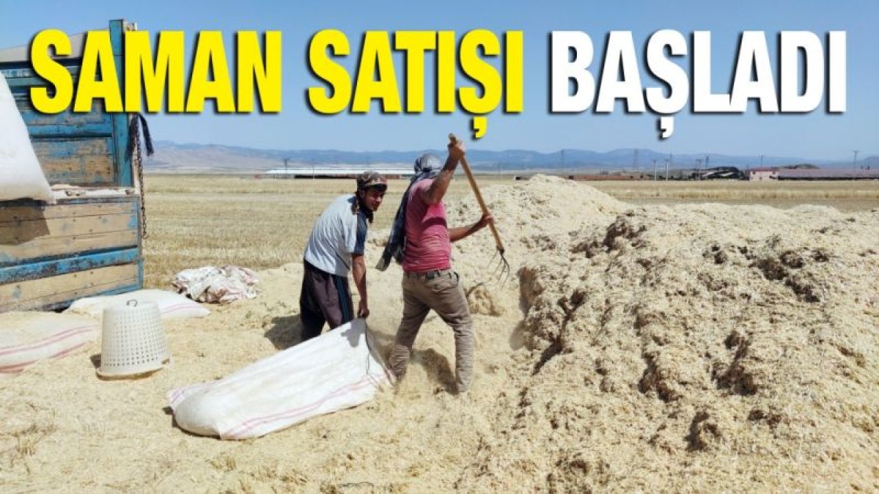 İslahiye’de saman satışı başladı