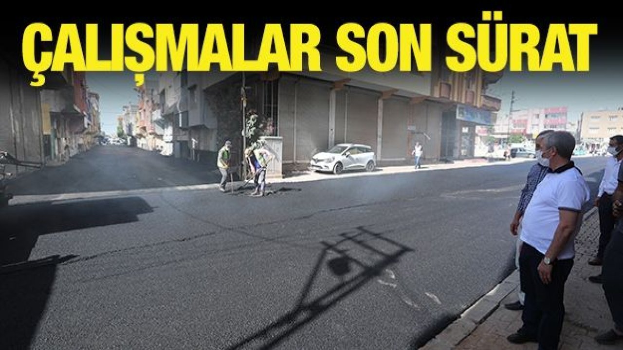 Şahinbey’de asfalt çalışmaları son sürat