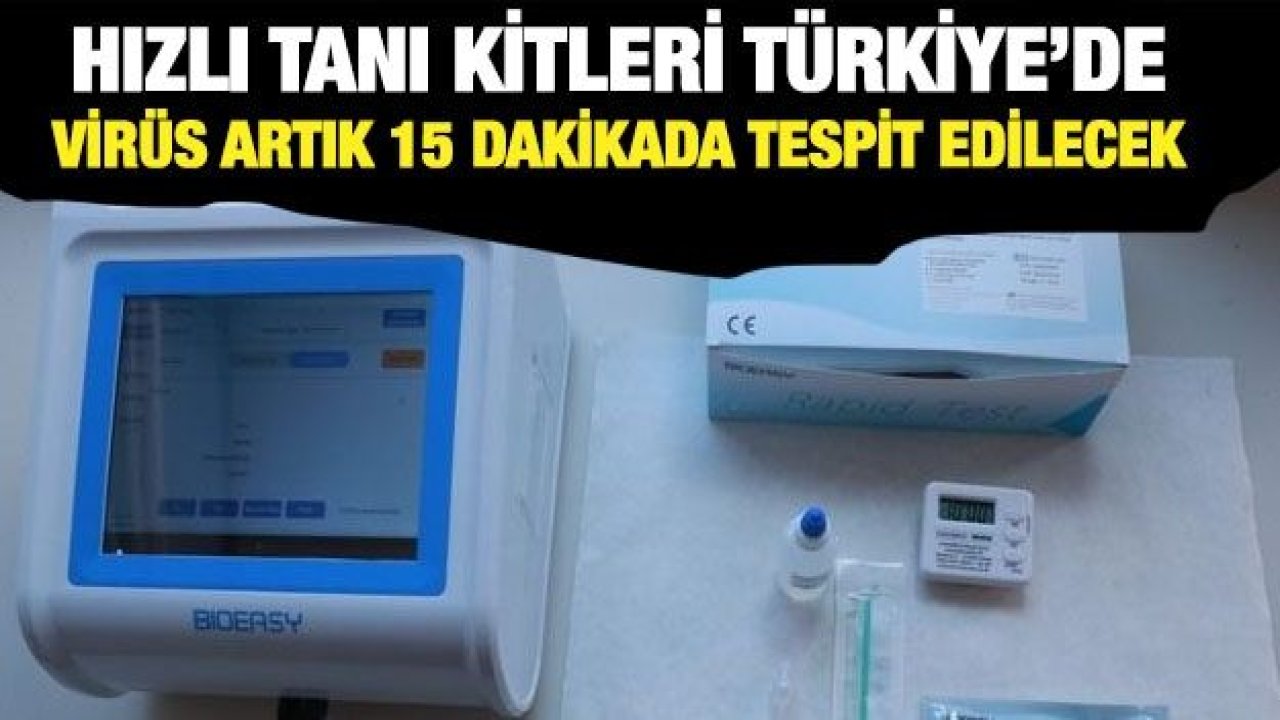 Son dakika… Çin’den alınan ilk parti hızlı tanı kitleri Türkiye’ye getirildi