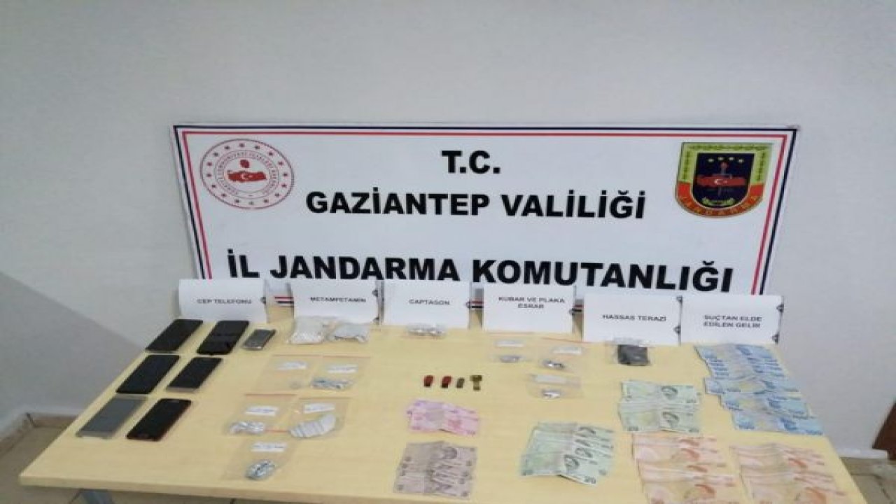 Gaziantep'te uyuşturucu operasyonunda 5 şüpheli yakalandı