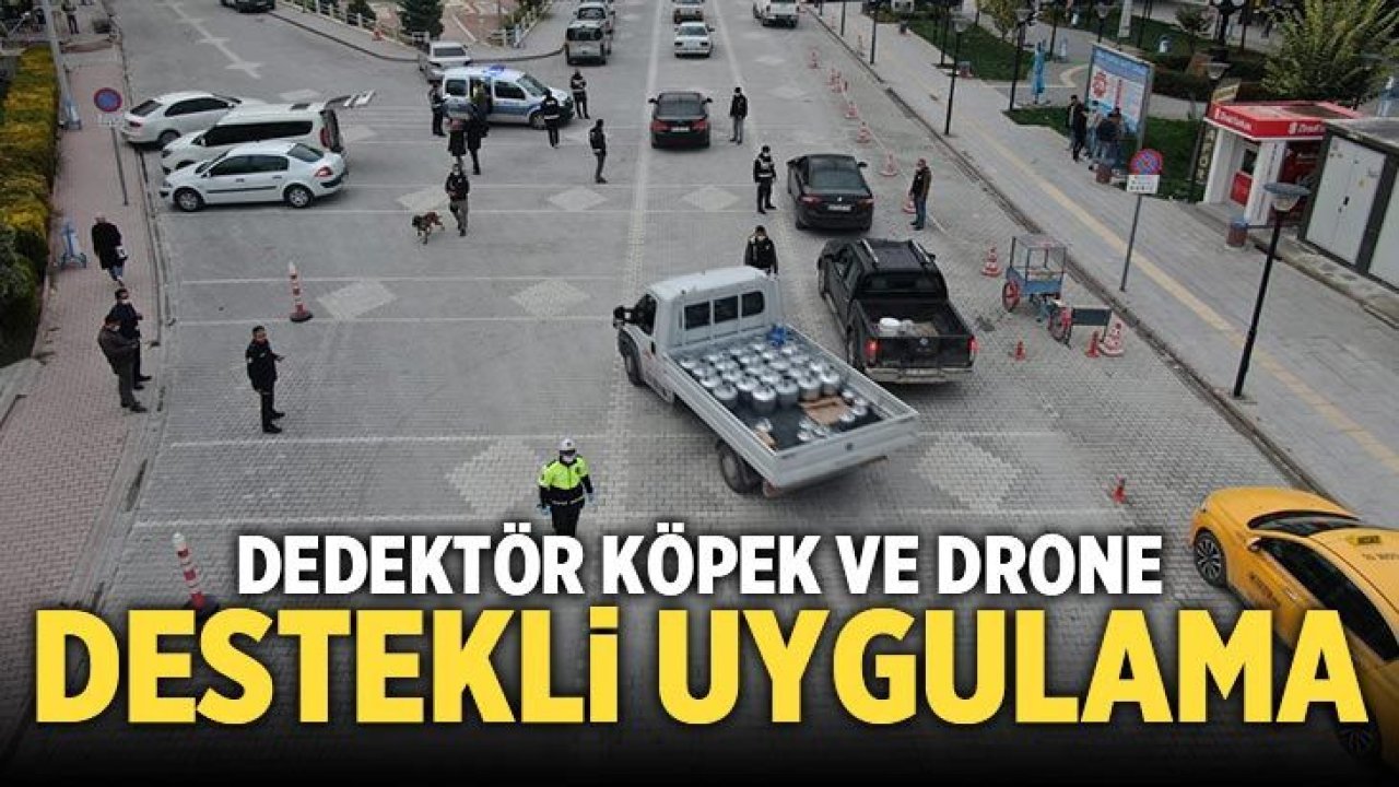 Gaziantep polisinden drone destekli asayiş uygulaması