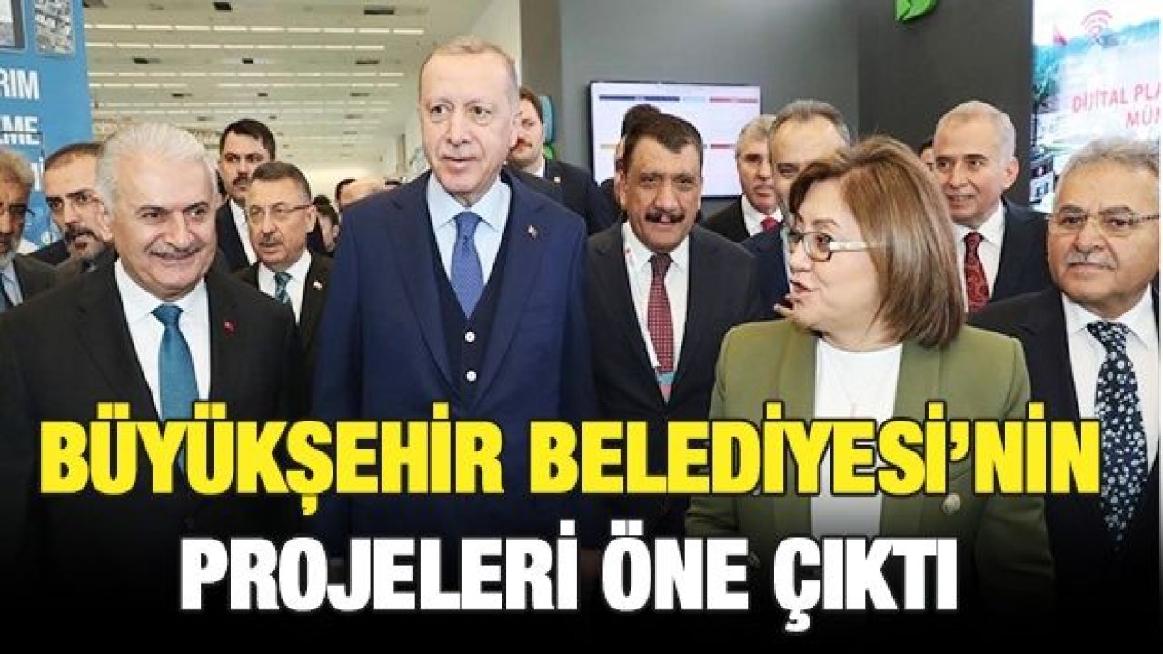 Kongrede, Büyükşehir Belediyesi’nin projeleri öne çıktı