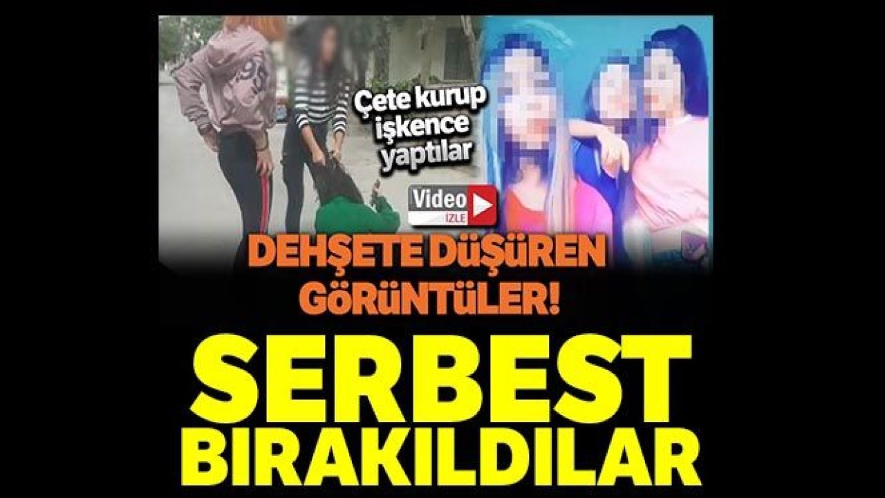 Terör estiren kızlar adli kontrol şartıyla serbest