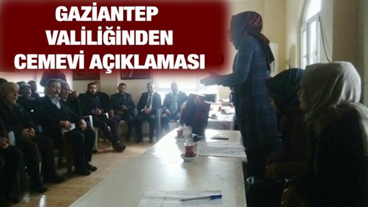 Gaziantep'te Cem Evi olayında flaş gelişme