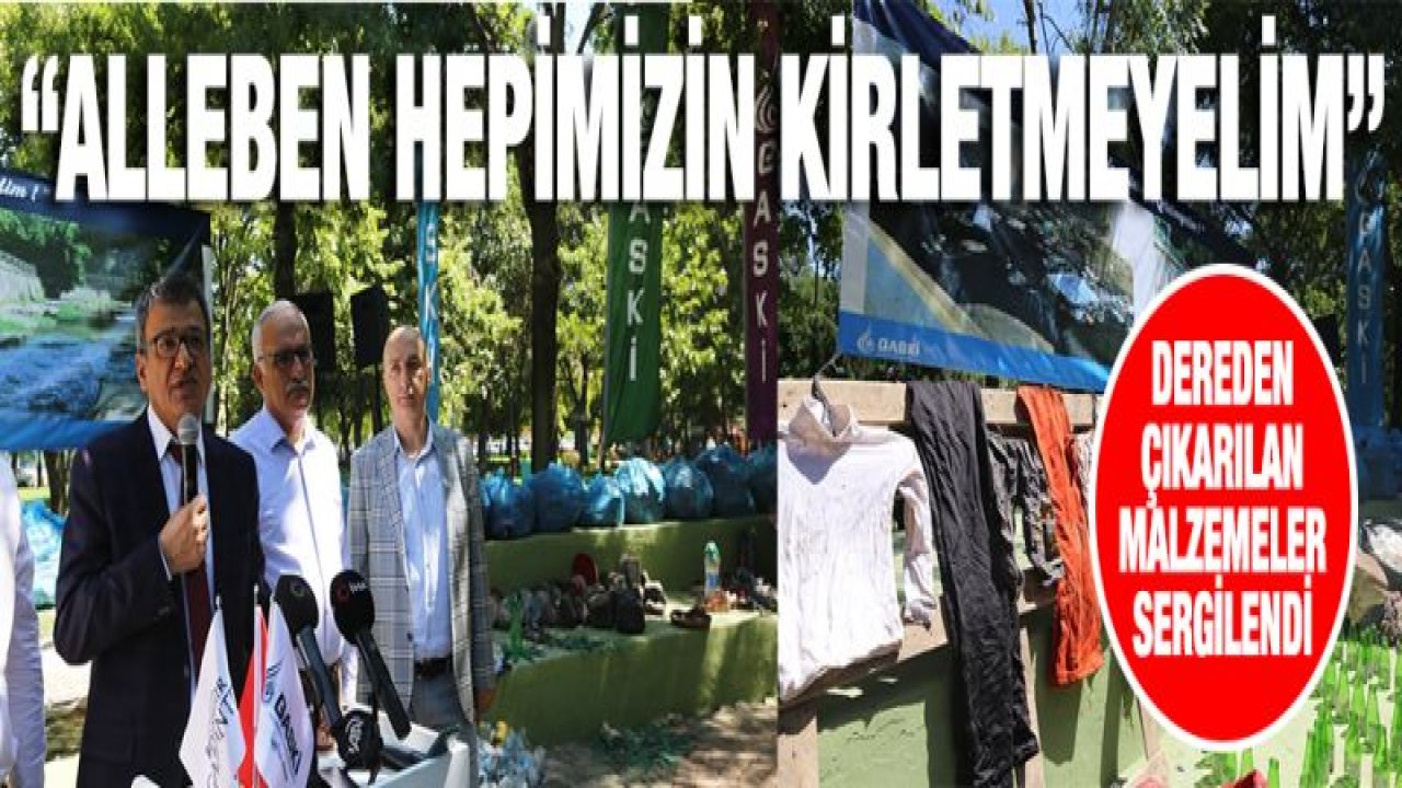 BÜYÜKŞEHİR'DEN ALLEBEN DERESİ'NE SAHİP ÇIKALIM PROJESİ