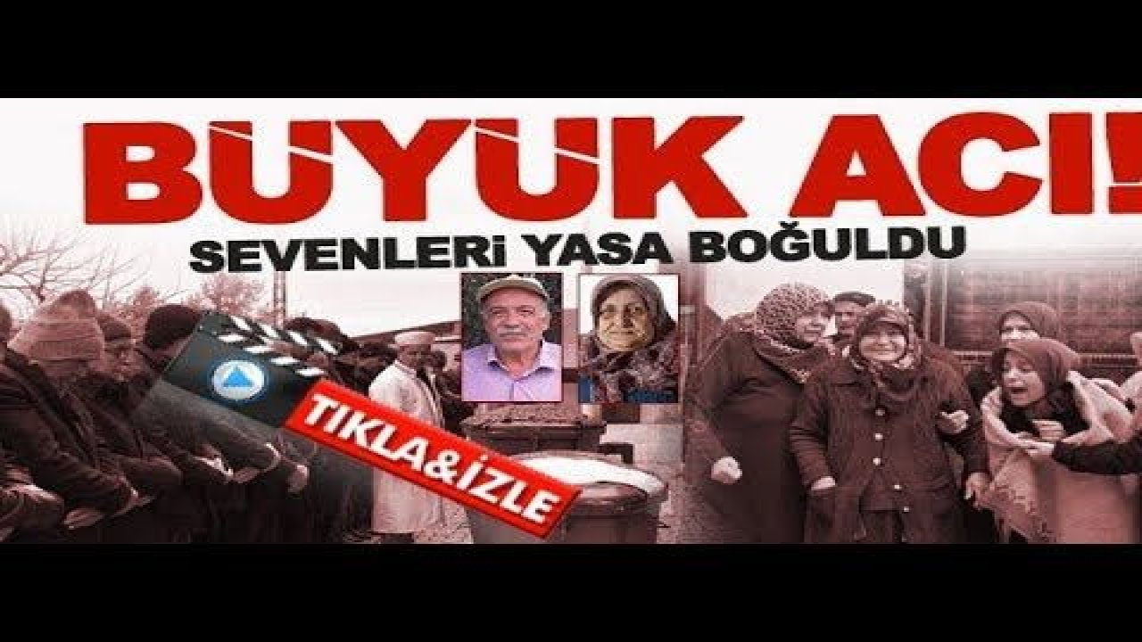 Gaziantep'te 45 Yıldır Ayrılmayan Çifti...Soba Faciası Ayırdı...