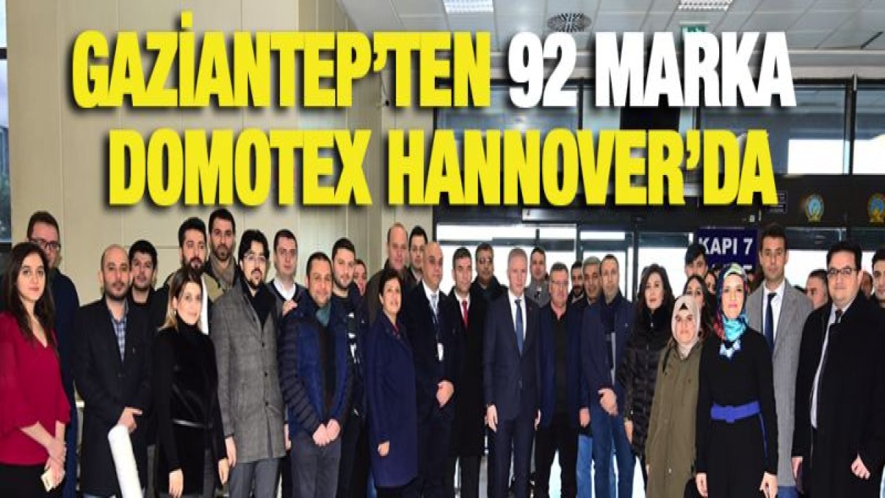 Gaziantepli Halıcıları Hannover'e, Vali Gül Uğurladı