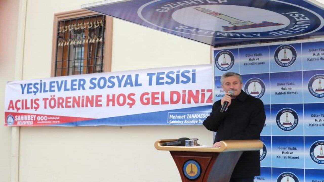 BAŞKAN TAHMAZOĞLU: 'SADECE TESİS DEĞİL GÖNÜLLERİ DE İNŞA EDİYORUZ'