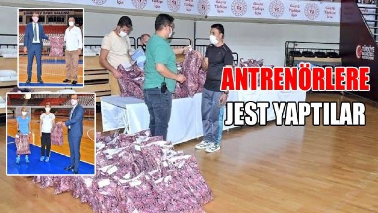 Özbay’dan antrenörlere kıyafet desteği