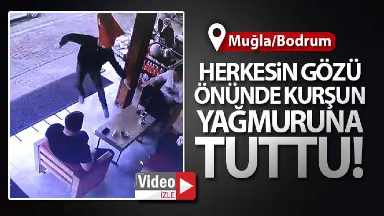 Video İzle...Ayağına Sıktılar!...Herkesin gözü önünde kurşun yağmuruna tuttu