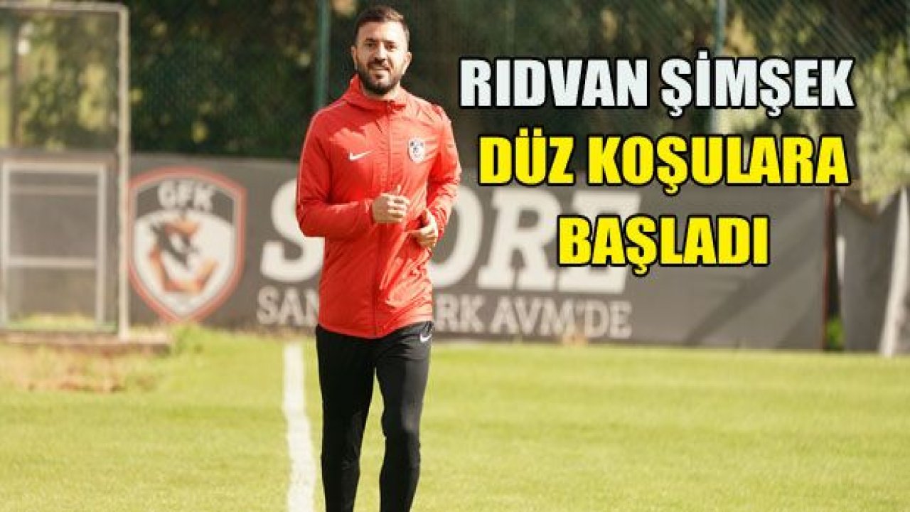 Rıdvan düz koşulara başladı