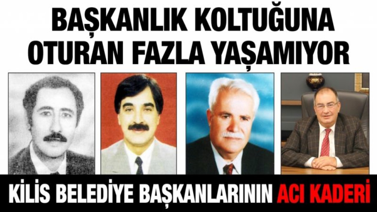 Başkanlık koltuğuna oturan fazla yaşamıyor