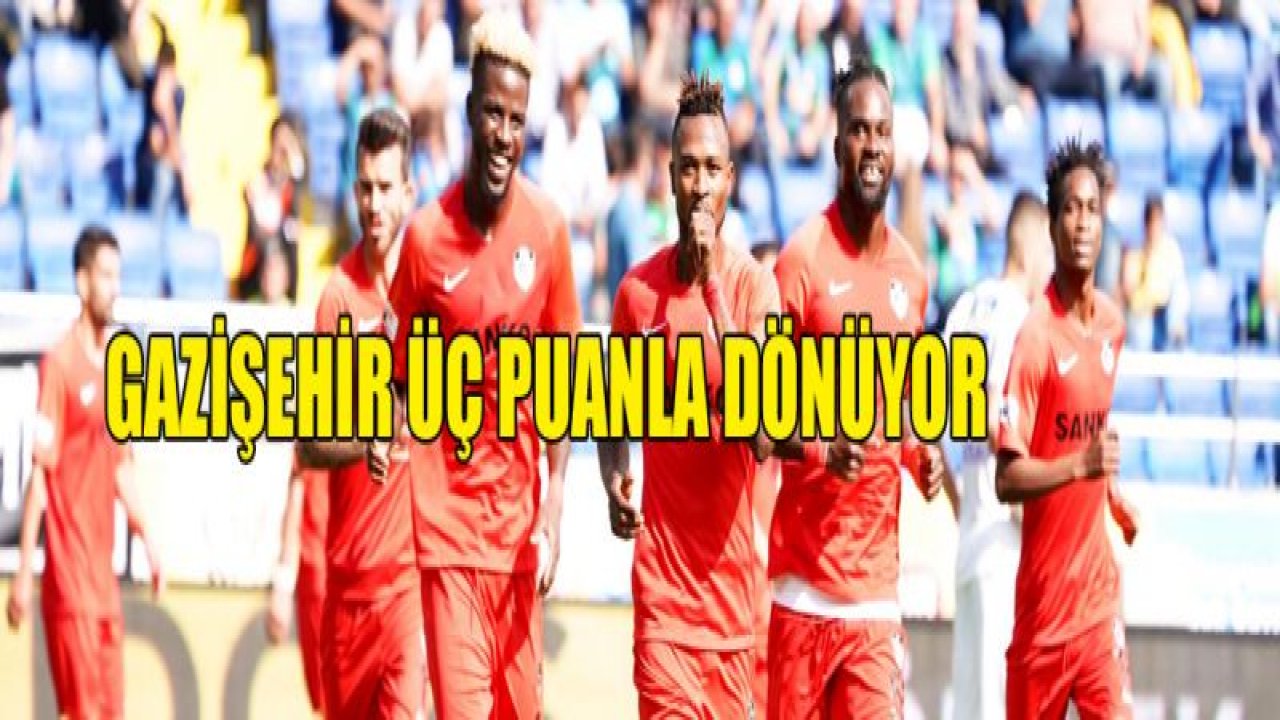 Gazişehir, Rize'den üç puanla dönüyor 1-2