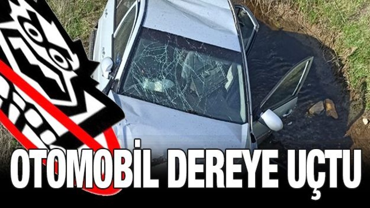 Otomobil dereye uçtu: 1 ölü 1 yaralı