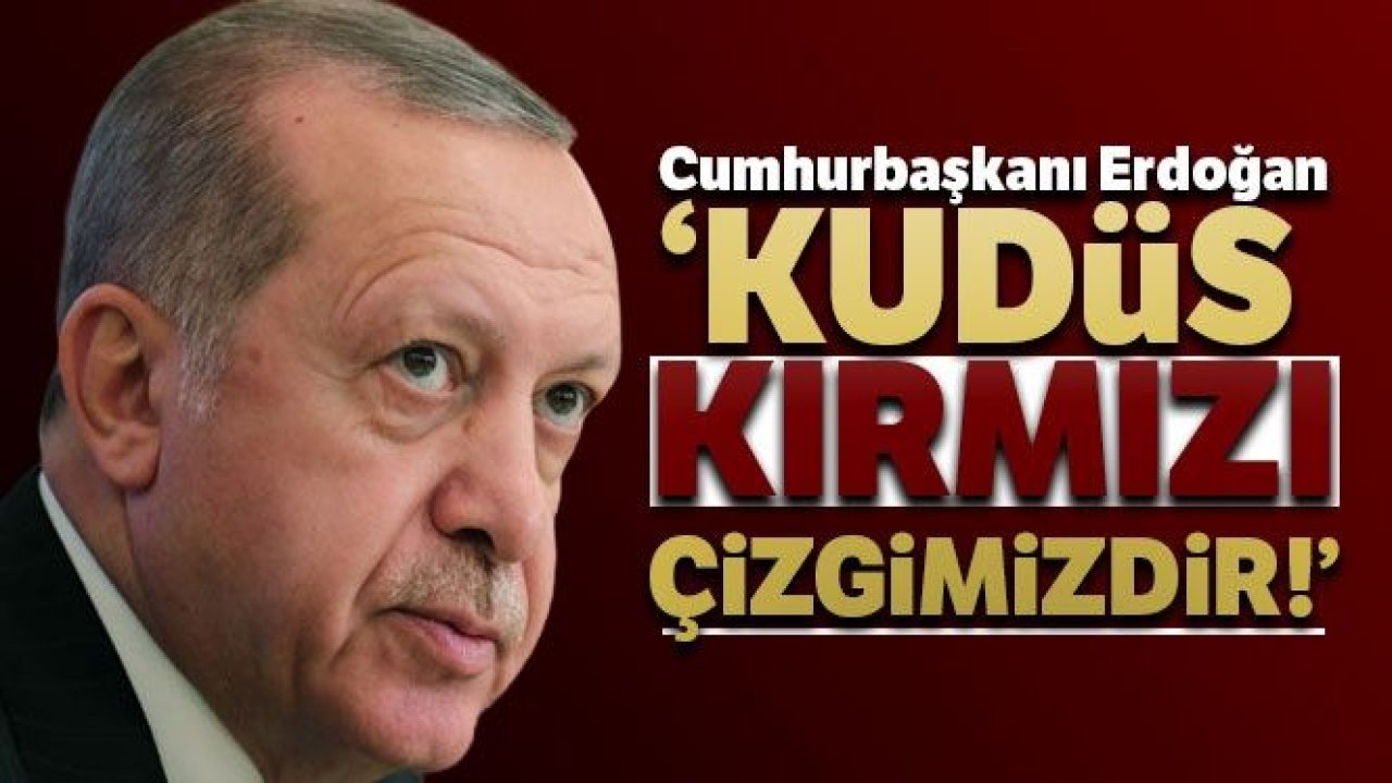 Cumhurbaşkanı Erdoğan'dan ABD'nin sözde barış planına tepki