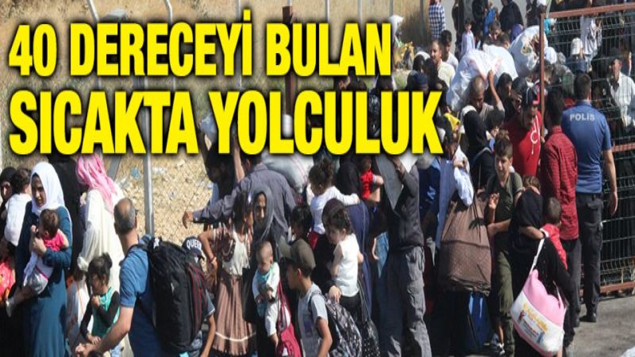 8 bin Suriyeli bayram için ülkesine gitti