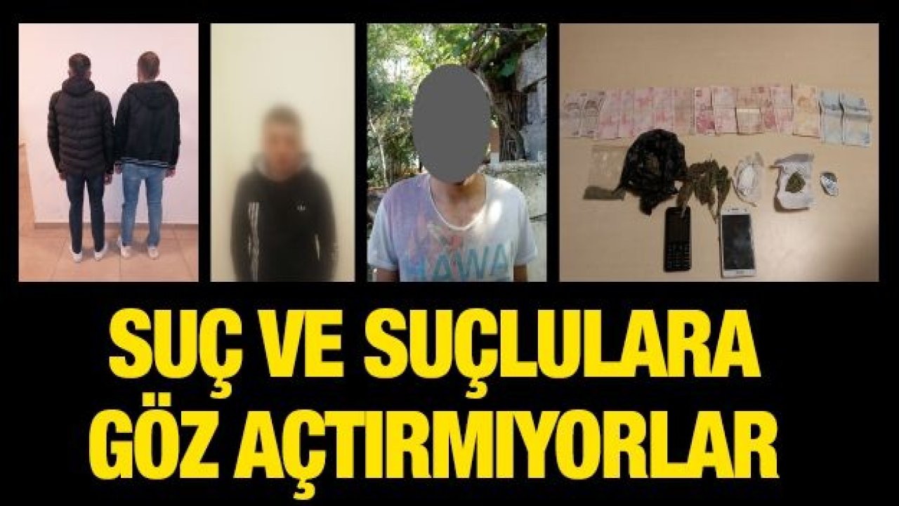 SUÇ VE SUÇLULARA GÖZ AÇTIRMIYORLAR