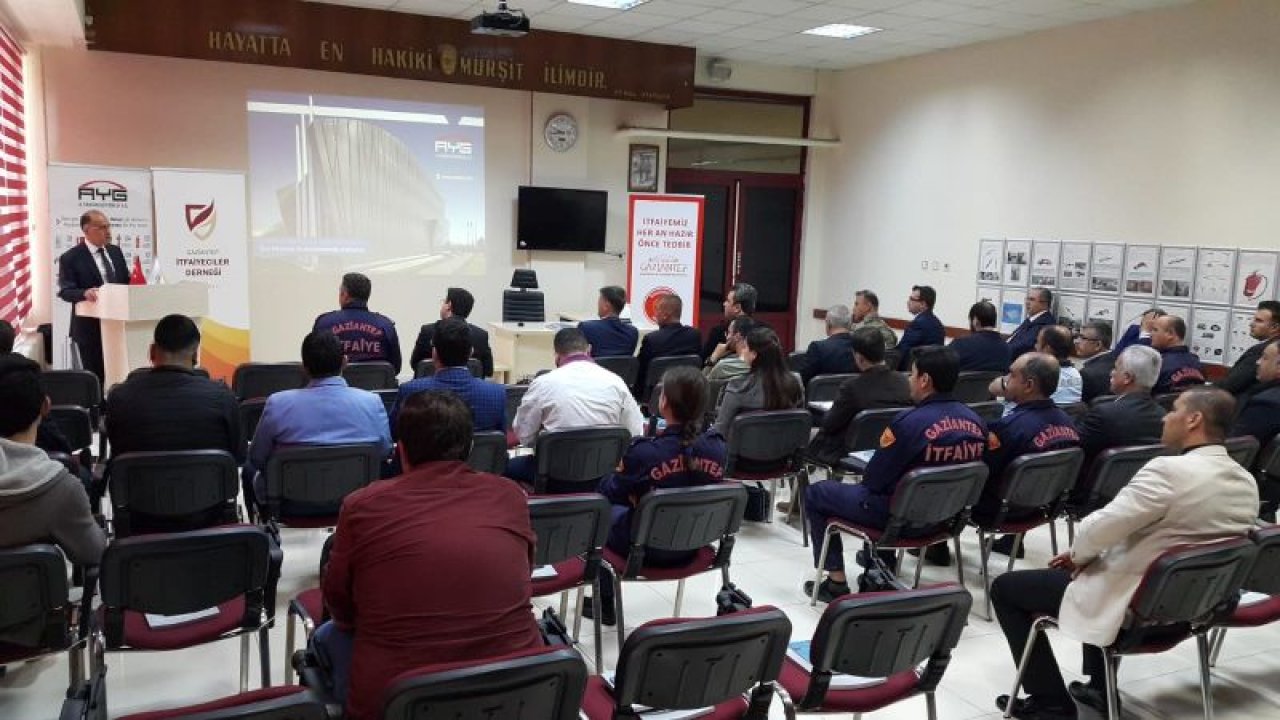 İTFAİYEDEN 'YANGIN GÜVENLİĞİNİN ÖNEMİ' KONFERANSI