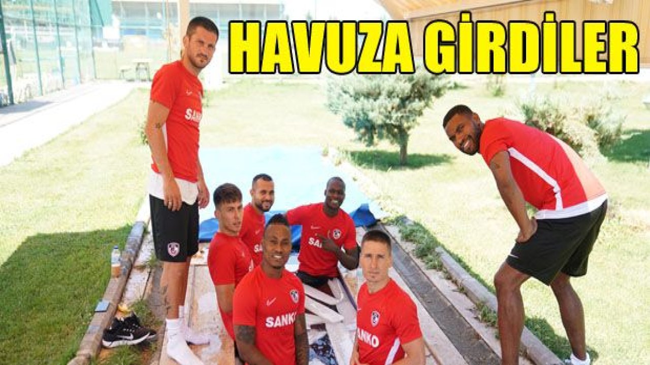 Şok havuzuna girdiler