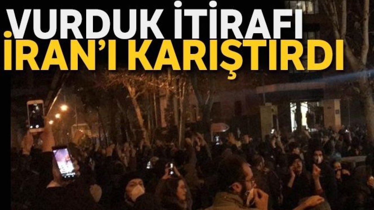 Tahran İtiraf Etti..."İnsani hata sonucu füzeyle düşürdük, özür dileriz"