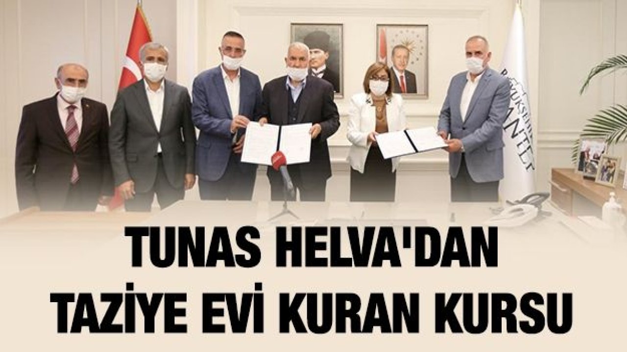 TUNAS HELVA'DAN TAZİYE EVİ KURAN KURSU