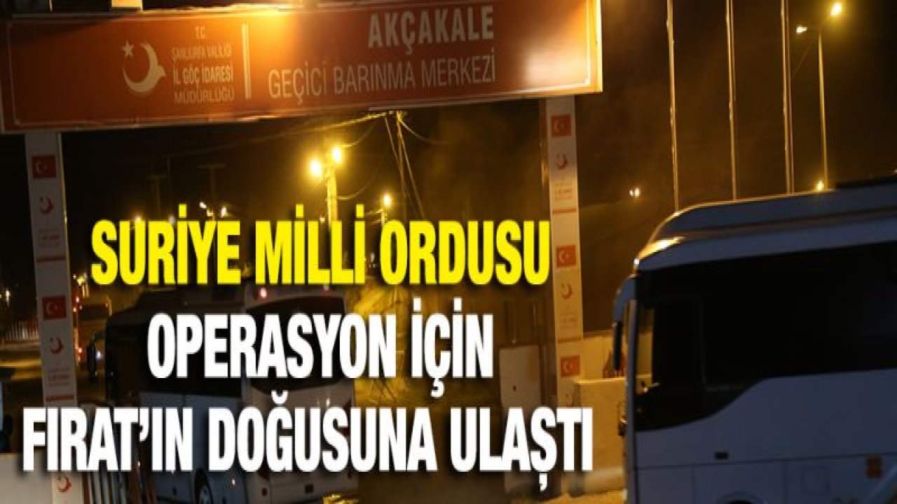 Suriye Milli Ordusu sınırda